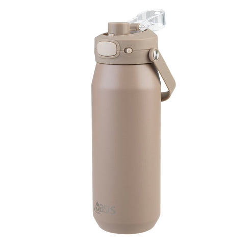 Oasis Ceramic S/S Triple Wall Capri Quick Release Drink Bottle Cap Only - Alabaster